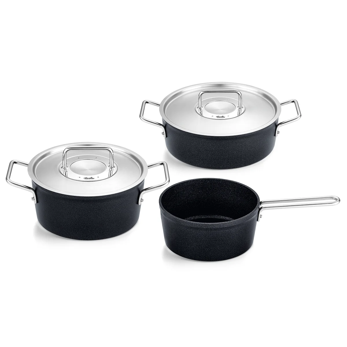 Adamant® 3-tlg. Topf-Set mit Metalldeckel
