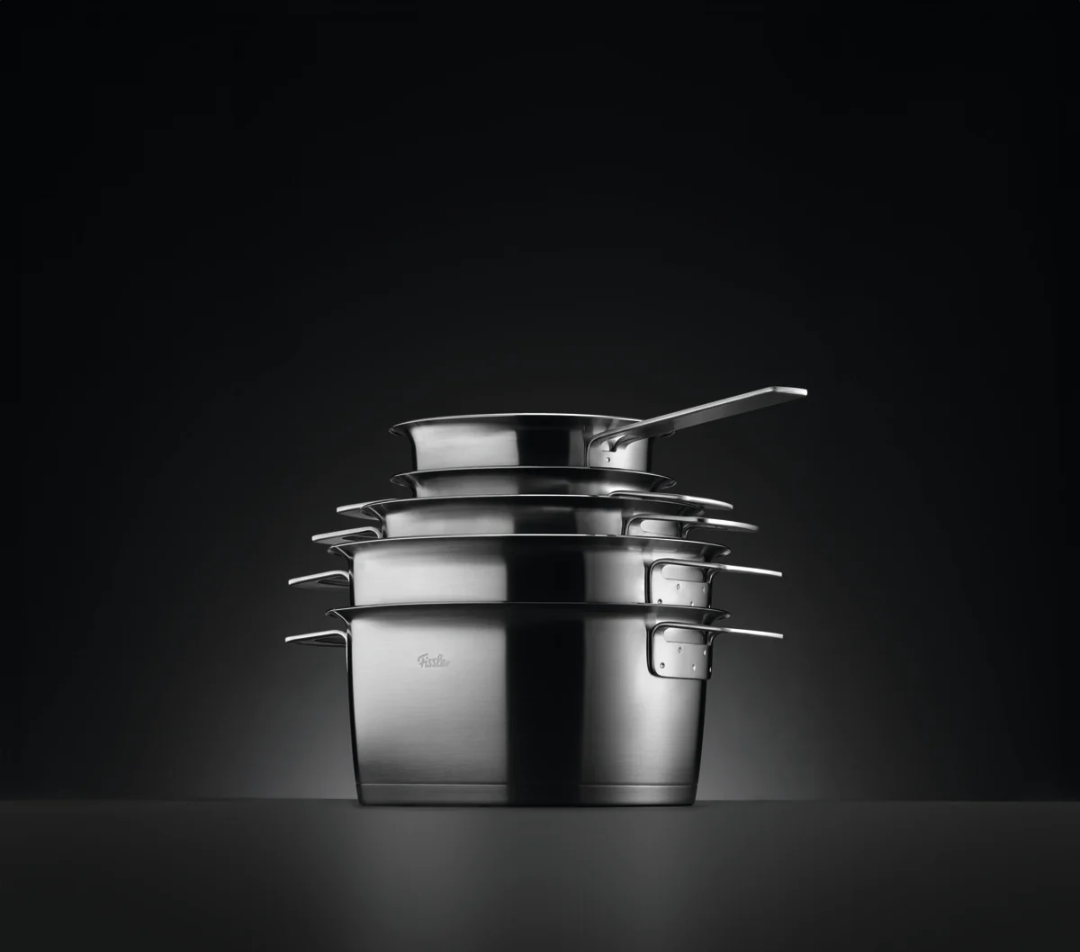 Phi Collection® 5-tlg. Topf-Set mit Glasdeckel