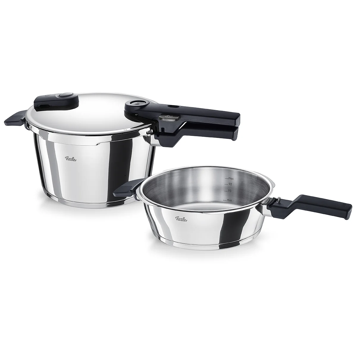 Vitaquick® Schnellkochtopf 2-teiliges Set, 2,5l. + 4.5l